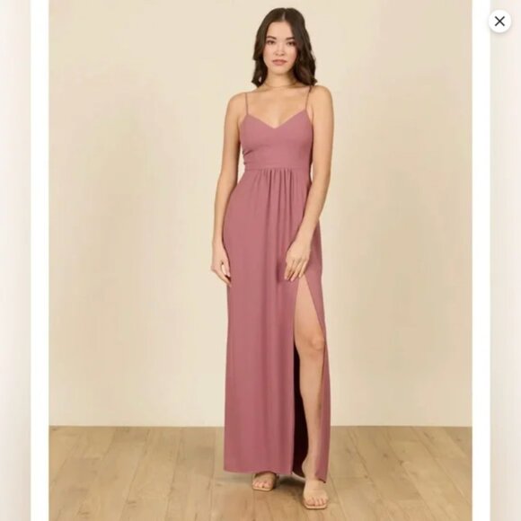 Park & Fifth Mauve Valdes Dress - L - Picture 1 of 13